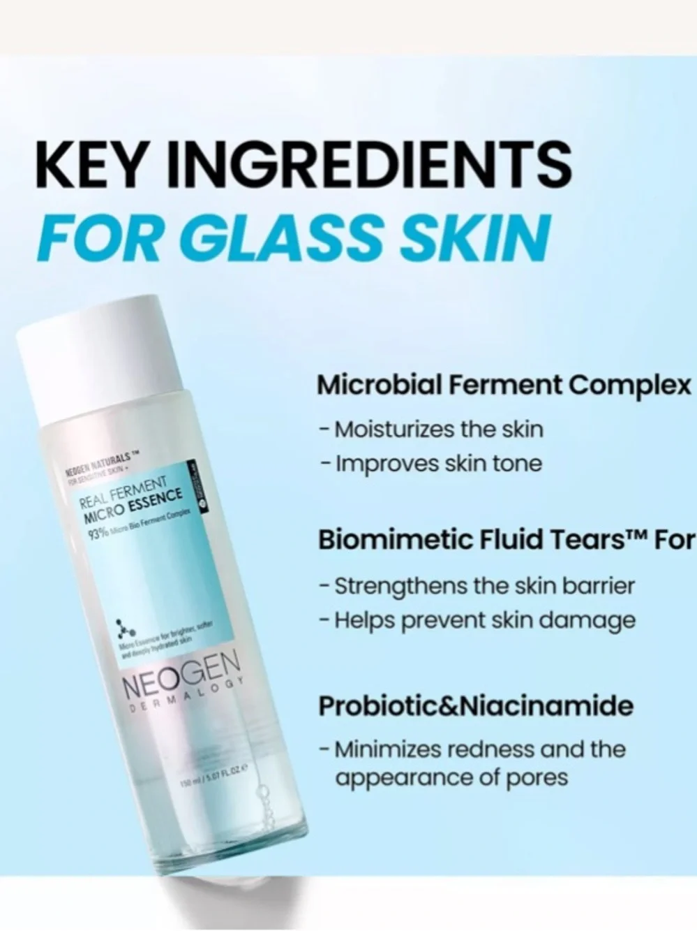 NEOGEN Dermalogy Real Ferment Micro Essence 150ml New Sealed EXP 05/2027